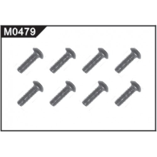 M0479 Cross Top Screw (M2.6*8mm head Ф5.6mm)